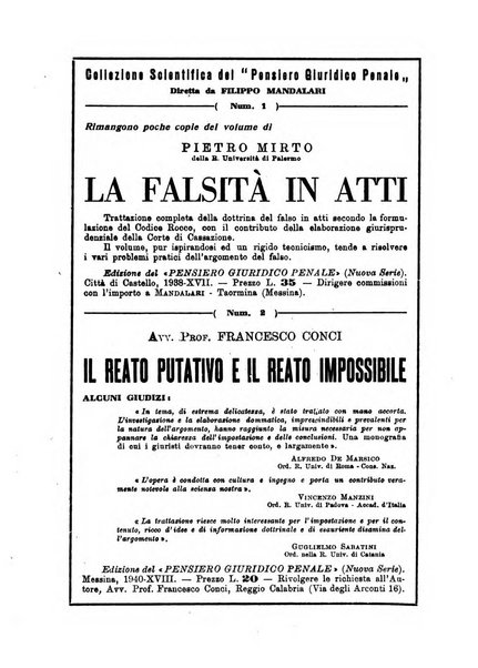 Il pensiero giuridico-penale rivista internazionale di dottrina