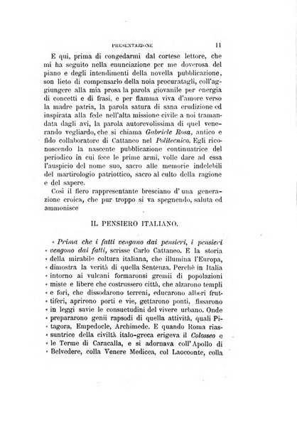 Il pensiero italiano repertorio mensile di studi applicati alla prosperità e coltura sociale