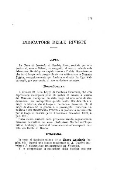 Il pensiero italiano repertorio mensile di studi applicati alla prosperità e coltura sociale