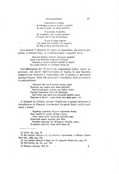 Il pensiero italiano repertorio mensile di studi applicati alla prosperità e coltura sociale