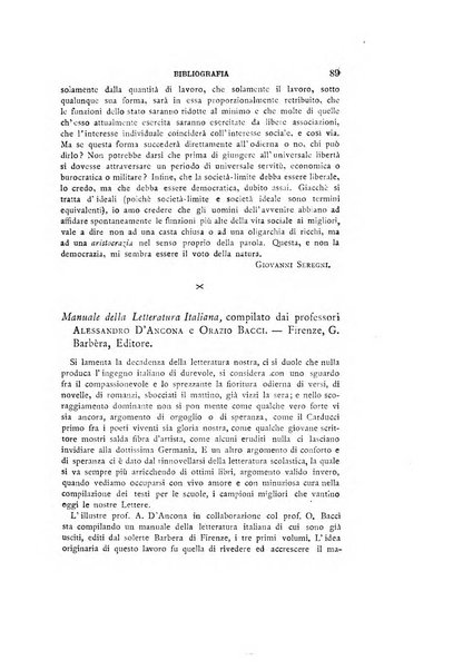 Il pensiero italiano repertorio mensile di studi applicati alla prosperità e coltura sociale