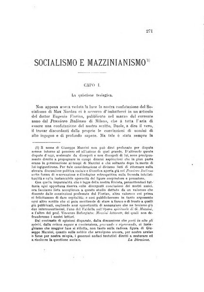 Il pensiero italiano repertorio mensile di studi applicati alla prosperità e coltura sociale