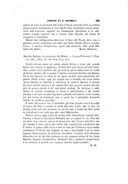 Il pensiero italiano repertorio mensile di studi applicati alla prosperità e coltura sociale