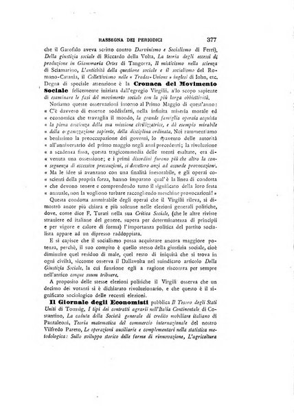 Il pensiero italiano repertorio mensile di studi applicati alla prosperità e coltura sociale