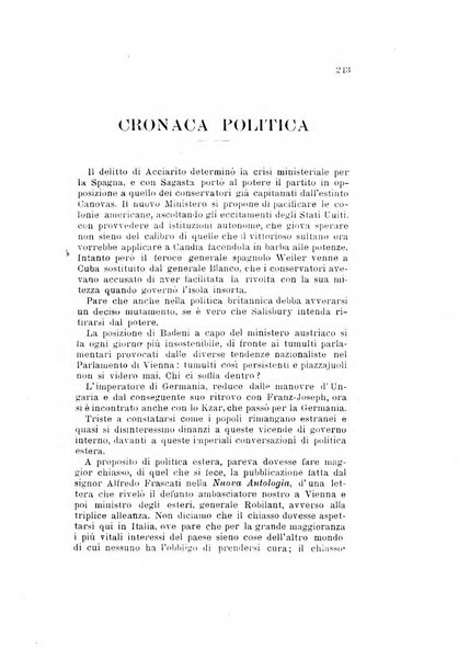 Il pensiero italiano repertorio mensile di studi applicati alla prosperità e coltura sociale