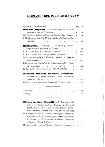 Il pensiero italiano repertorio mensile di studi applicati alla prosperità e coltura sociale