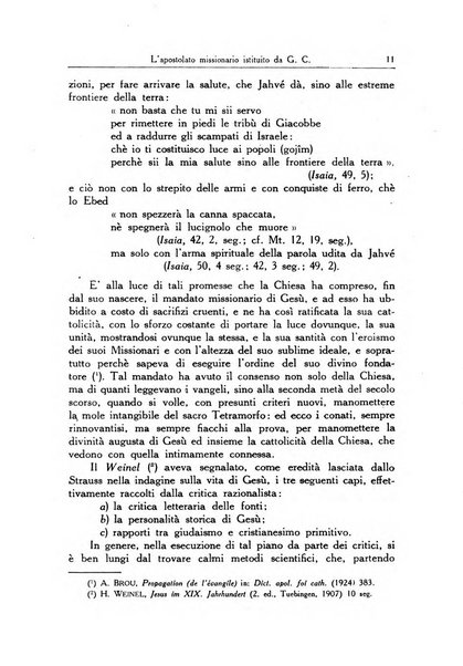 Il pensiero missionario periodico trimestrale dell'Unione missionaria del clero in Italia