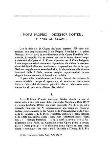 Il pensiero missionario periodico trimestrale dell'Unione missionaria del clero in Italia