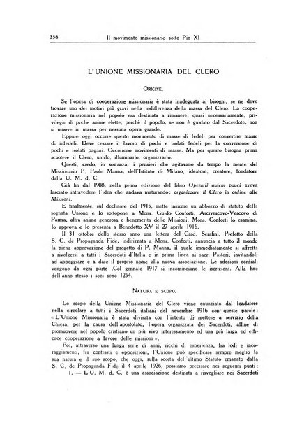 Il pensiero missionario periodico trimestrale dell'Unione missionaria del clero in Italia