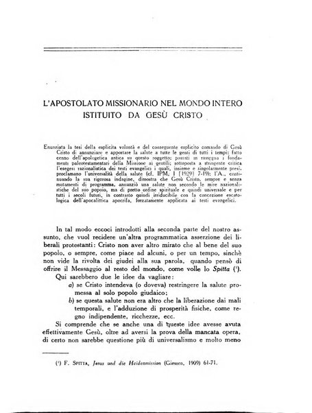 Il pensiero missionario periodico trimestrale dell'Unione missionaria del clero in Italia