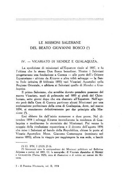 Il pensiero missionario periodico trimestrale dell'Unione missionaria del clero in Italia