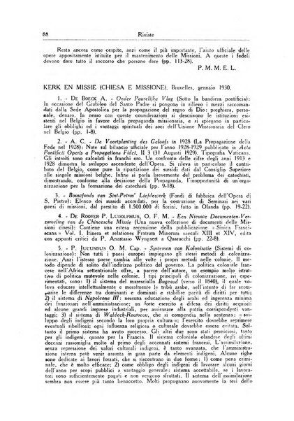 Il pensiero missionario periodico trimestrale dell'Unione missionaria del clero in Italia