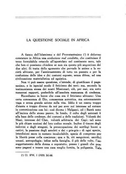 Il pensiero missionario periodico trimestrale dell'Unione missionaria del clero in Italia