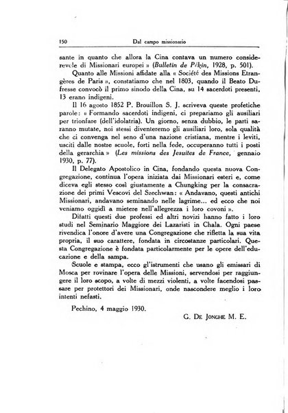 Il pensiero missionario periodico trimestrale dell'Unione missionaria del clero in Italia