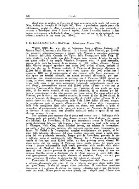 Il pensiero missionario periodico trimestrale dell'Unione missionaria del clero in Italia