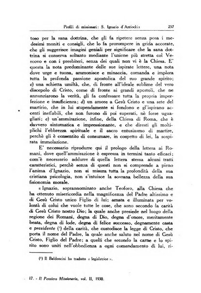 Il pensiero missionario periodico trimestrale dell'Unione missionaria del clero in Italia