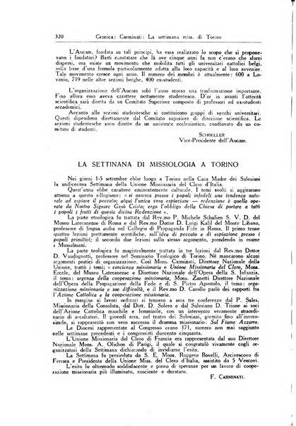 Il pensiero missionario periodico trimestrale dell'Unione missionaria del clero in Italia