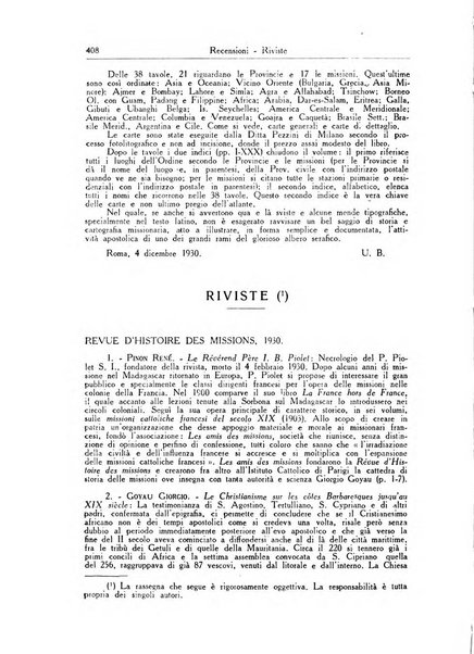 Il pensiero missionario periodico trimestrale dell'Unione missionaria del clero in Italia