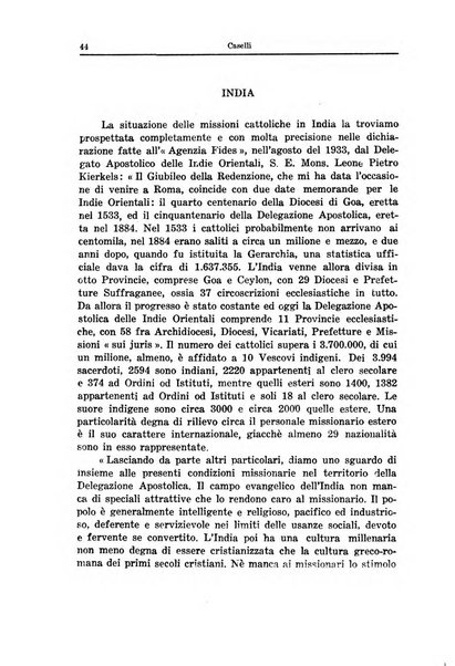 Il pensiero missionario periodico trimestrale dell'Unione missionaria del clero in Italia