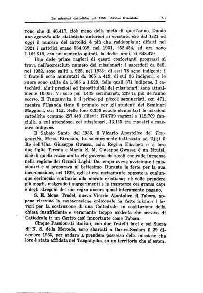 Il pensiero missionario periodico trimestrale dell'Unione missionaria del clero in Italia