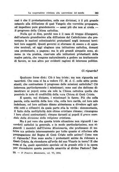 Il pensiero missionario periodico trimestrale dell'Unione missionaria del clero in Italia