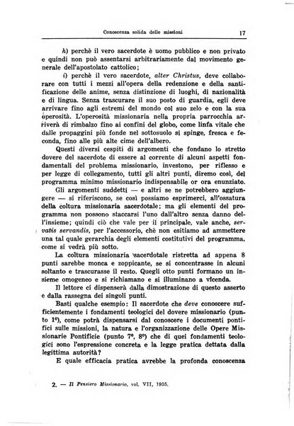 Il pensiero missionario periodico trimestrale dell'Unione missionaria del clero in Italia