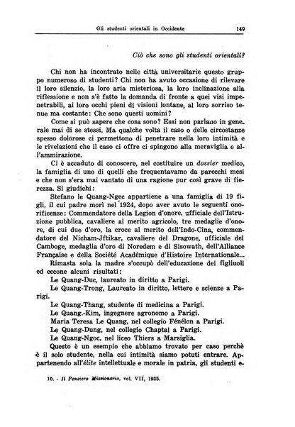 Il pensiero missionario periodico trimestrale dell'Unione missionaria del clero in Italia