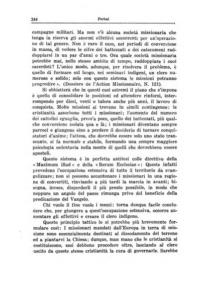 Il pensiero missionario periodico trimestrale dell'Unione missionaria del clero in Italia