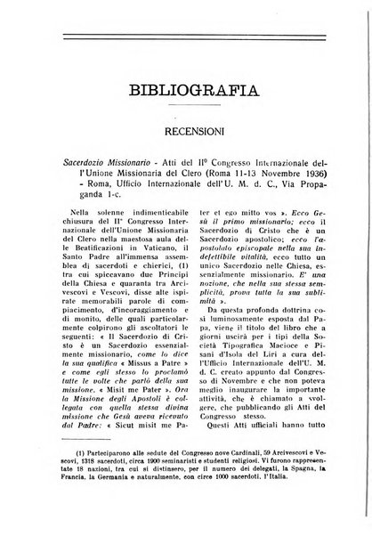 Il pensiero missionario periodico trimestrale dell'Unione missionaria del clero in Italia