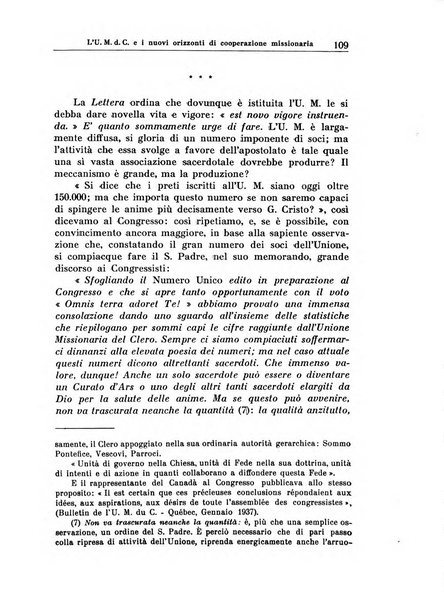 Il pensiero missionario periodico trimestrale dell'Unione missionaria del clero in Italia