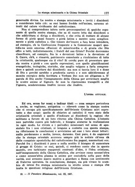 Il pensiero missionario periodico trimestrale dell'Unione missionaria del clero in Italia