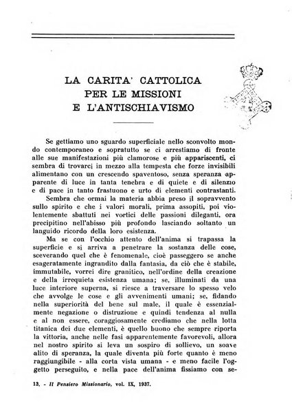 Il pensiero missionario periodico trimestrale dell'Unione missionaria del clero in Italia