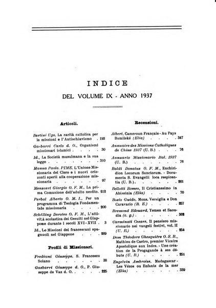 Il pensiero missionario periodico trimestrale dell'Unione missionaria del clero in Italia