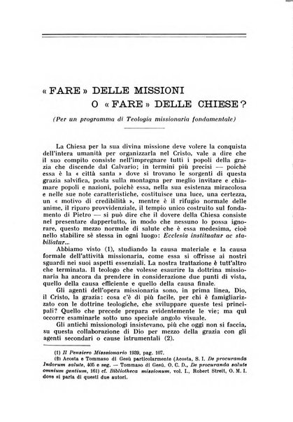 Il pensiero missionario periodico trimestrale dell'Unione missionaria del clero in Italia