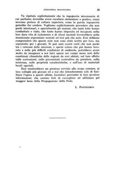 Il pensiero missionario periodico trimestrale dell'Unione missionaria del clero in Italia