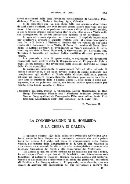 Il pensiero missionario periodico trimestrale dell'Unione missionaria del clero in Italia