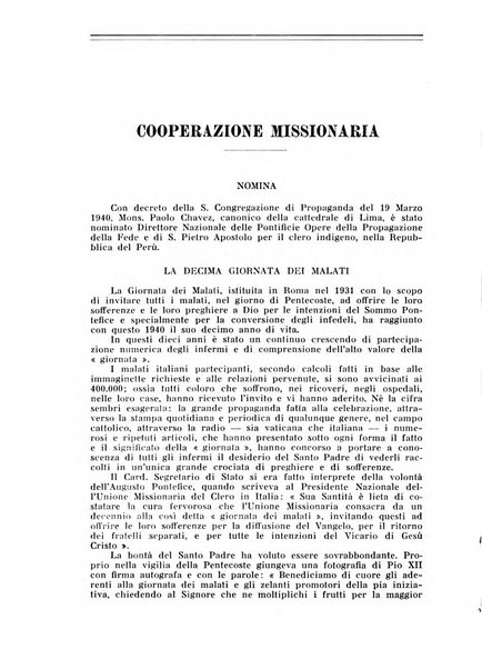 Il pensiero missionario periodico trimestrale dell'Unione missionaria del clero in Italia