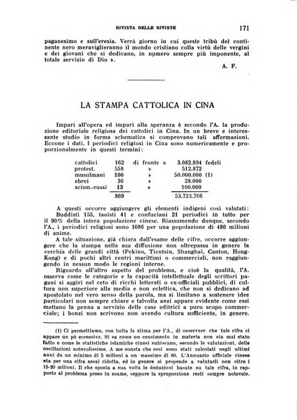 Il pensiero missionario periodico trimestrale dell'Unione missionaria del clero in Italia