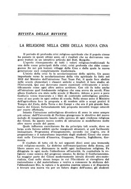 Il pensiero missionario periodico trimestrale dell'Unione missionaria del clero in Italia