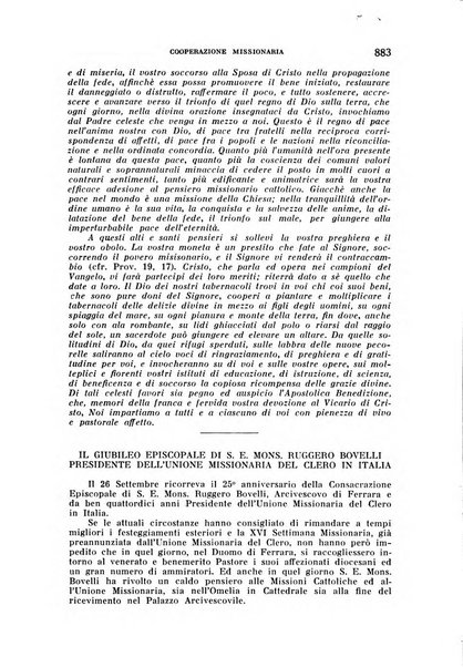 Il pensiero missionario periodico trimestrale dell'Unione missionaria del clero in Italia