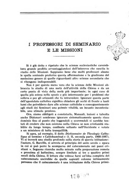 Il pensiero missionario periodico trimestrale dell'Unione missionaria del clero in Italia