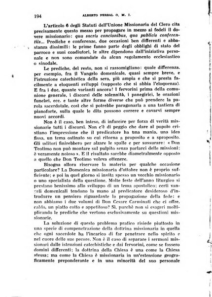 Il pensiero missionario periodico trimestrale dell'Unione missionaria del clero in Italia