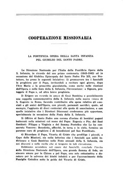 Il pensiero missionario periodico trimestrale dell'Unione missionaria del clero in Italia