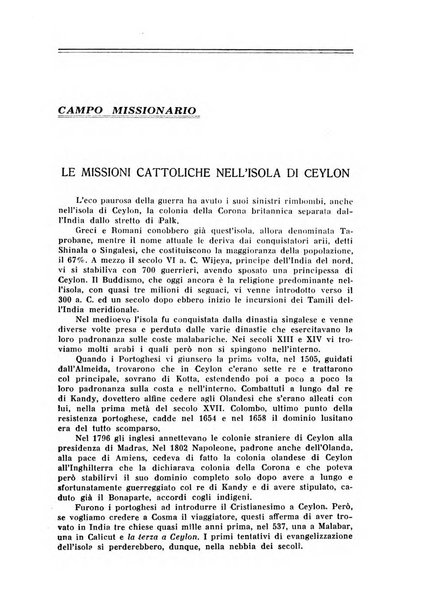 Il pensiero missionario periodico trimestrale dell'Unione missionaria del clero in Italia