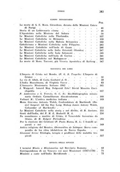 Il pensiero missionario periodico trimestrale dell'Unione missionaria del clero in Italia