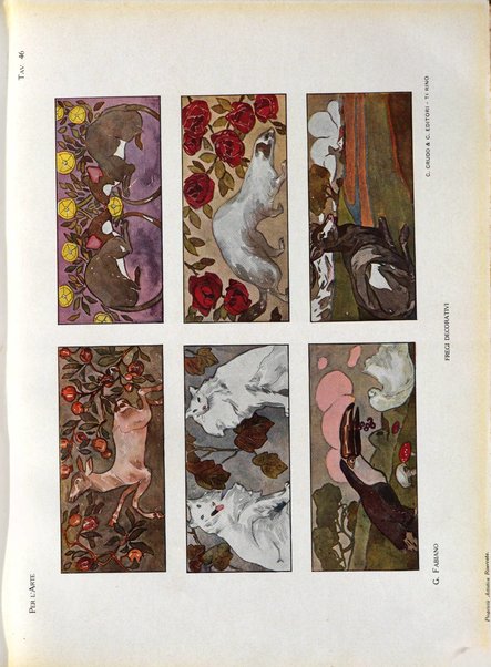 Per l'arte : rivista mensile d'arte applicata