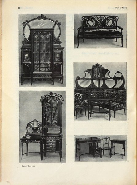 Per l'arte : rivista mensile d'arte applicata