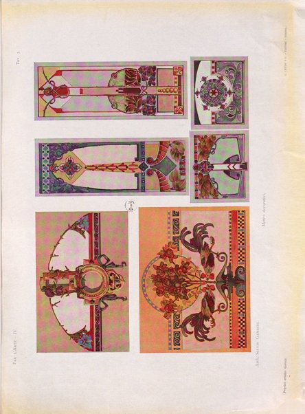 Per l'arte : rivista mensile d'arte applicata