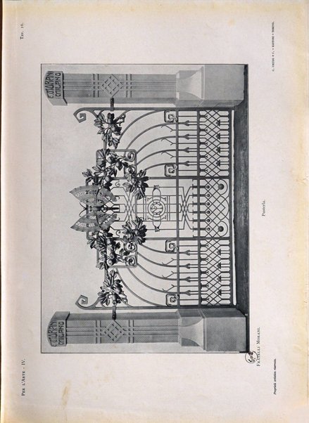 Per l'arte : rivista mensile d'arte applicata