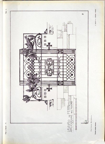 Per l'arte : rivista mensile d'arte applicata